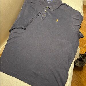 Ralph Lauren Men's Dark Navy Polo size xxl with Multicolor Horse